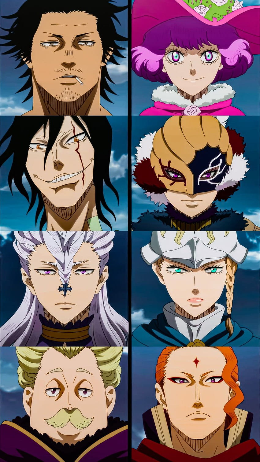 black clover captains HD phone wallpaper