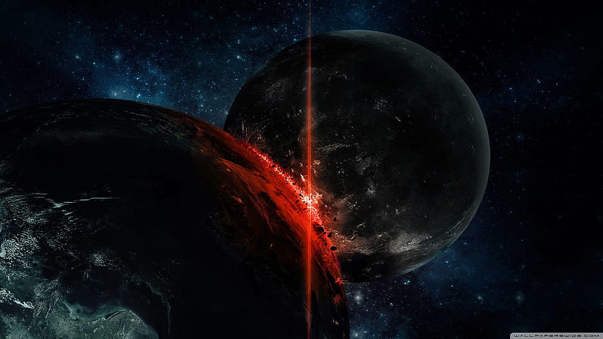 Planetary Collision ❤ for Ultra TV HD wallpaper