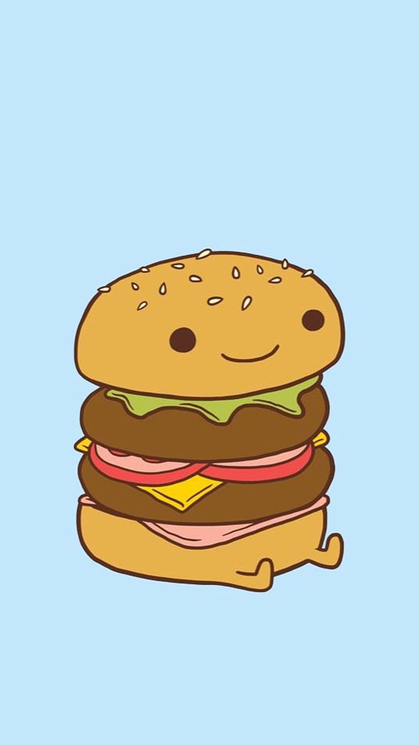 Anime Food _ Fried alfonsino w/ sweetspicy sauce & camembert Cheese Burger,  lunch @KinmeBurger | Food sketch, Food, Cute food art
