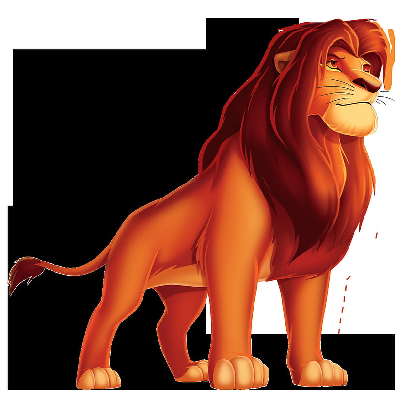 King Lion Cartoon PNG HD wallpaper
