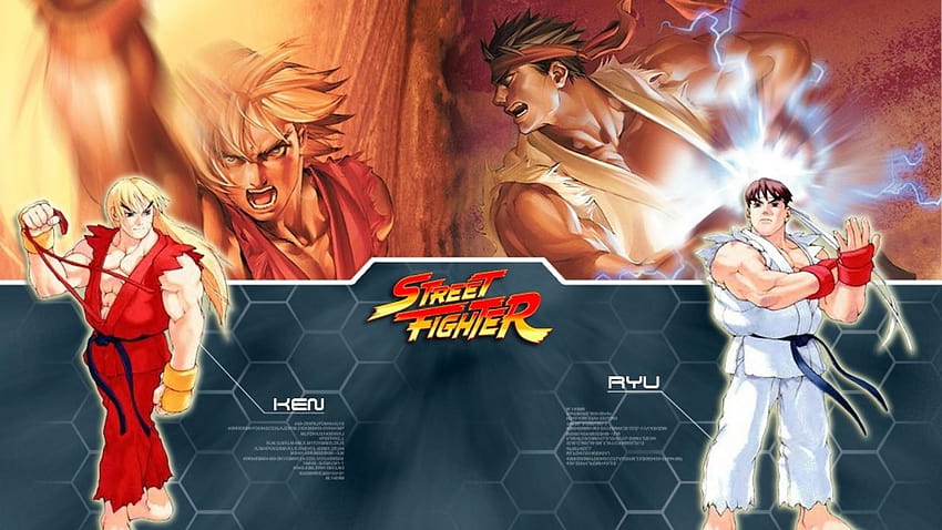 Street Fighter Group, ryu and ken HD wallpaper