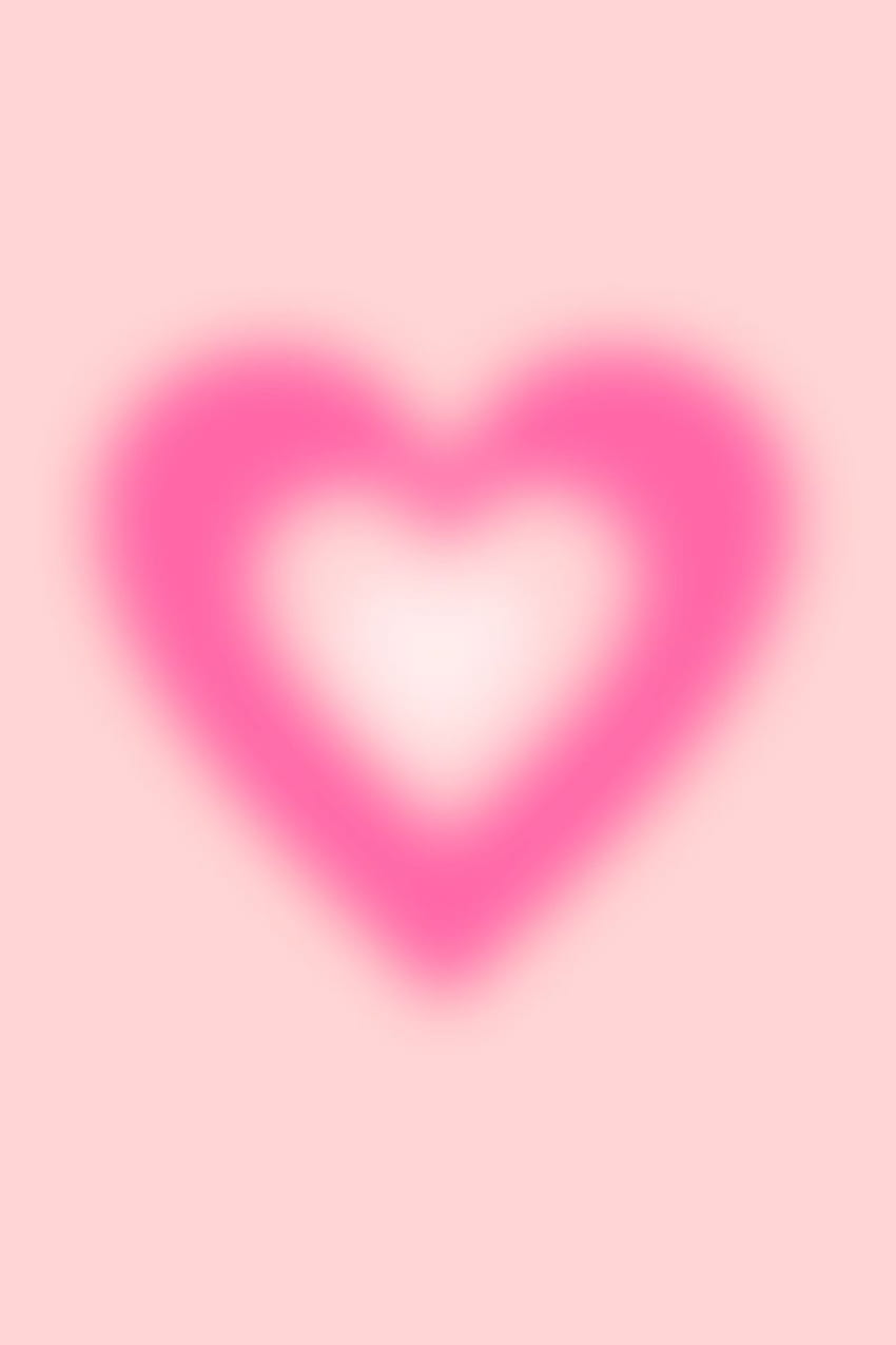 Coração de aura rosa, coração pfp Papel de parede de celular HD