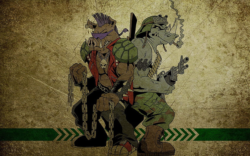 Bebop and Rocksteady will be in Teenage Mutant Ninja Turtles 2 – Eggplante! HD wallpaper