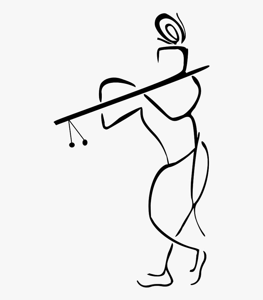 Lord Krishna Flute Png, Krishna mit Flöte HD-Handy-Hintergrundbild