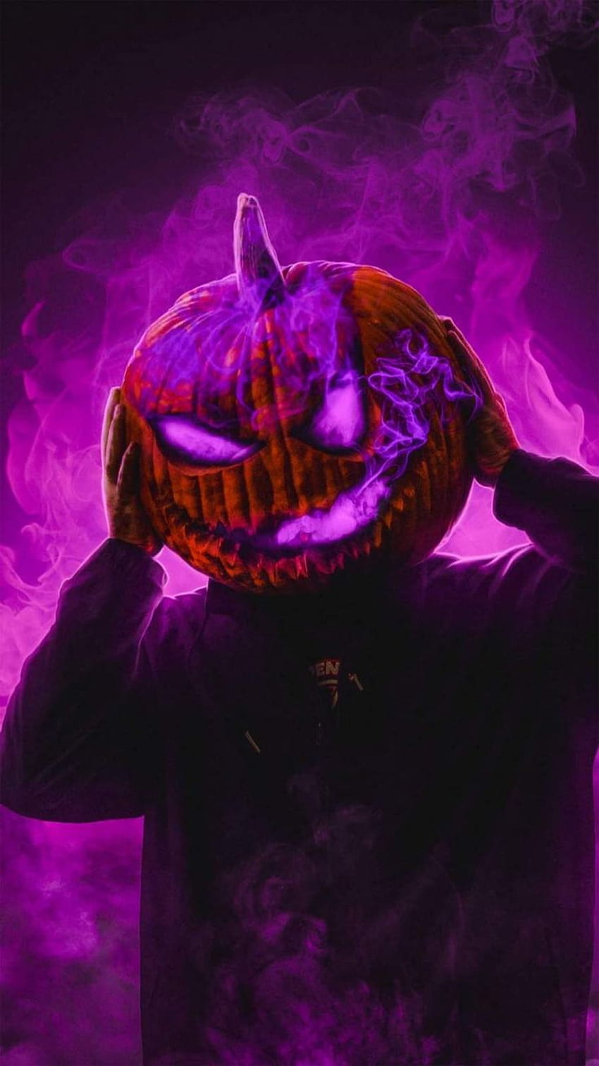 怖いかぼちゃのiPhone HD電話の壁紙