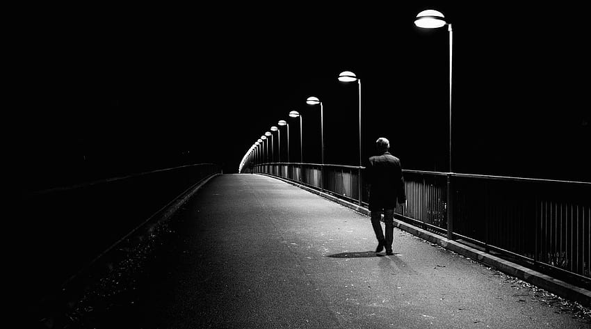 Alone Pic, walking alone HD wallpaper