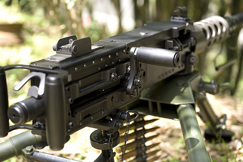 Karabin maszynowy Browning M2 , broń, kwatera główna Karabin maszynowy Browning M2, broń ciężka Tapeta HD