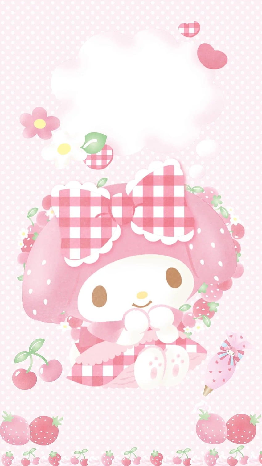 My Melody iPhone HD phone wallpaper