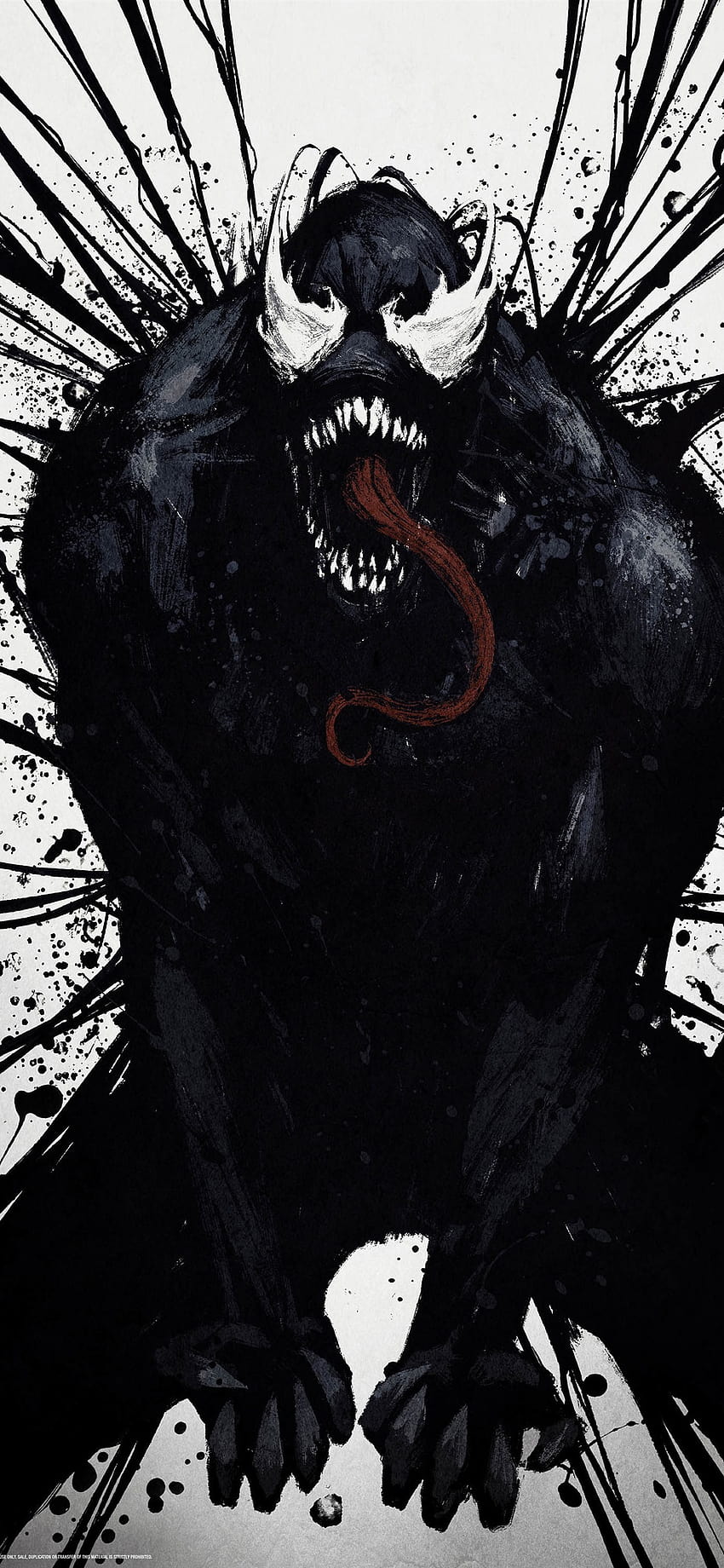 Iphone Venom, Art , Horror, scary venom HD phone wallpaper