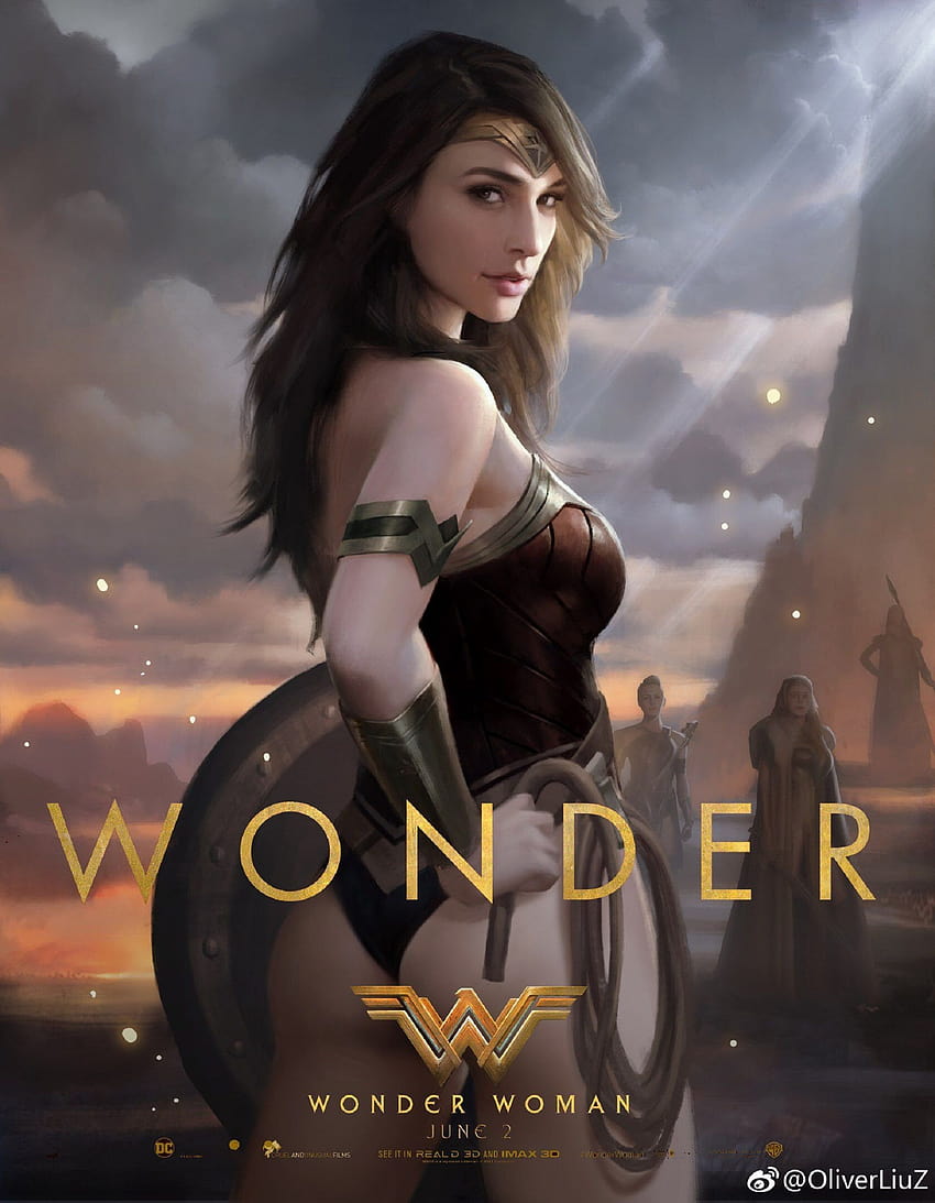 Sarah Mercado tarafından yayınlanan Wonder Woman, kadın posteri HD telefon duvar kağıdı
