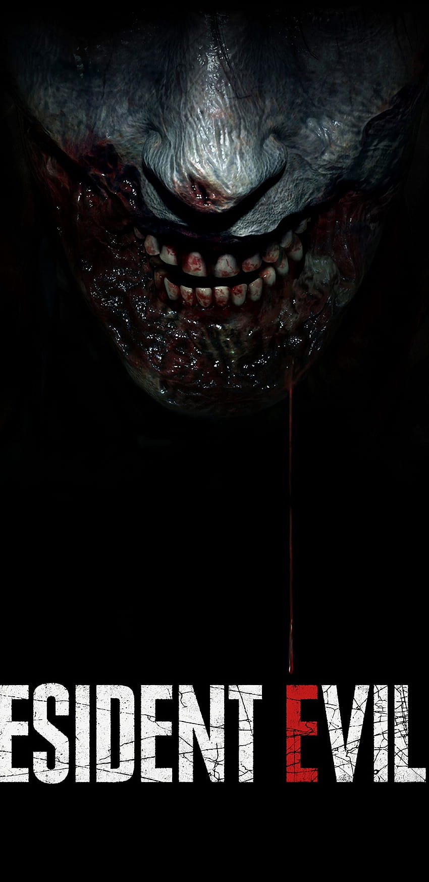 1440x2960 zombie, dark, poster, video game, resident evil poster HD phone wallpaper
