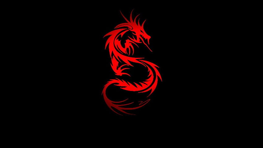 Red Dragon, autocad HD wallpaper