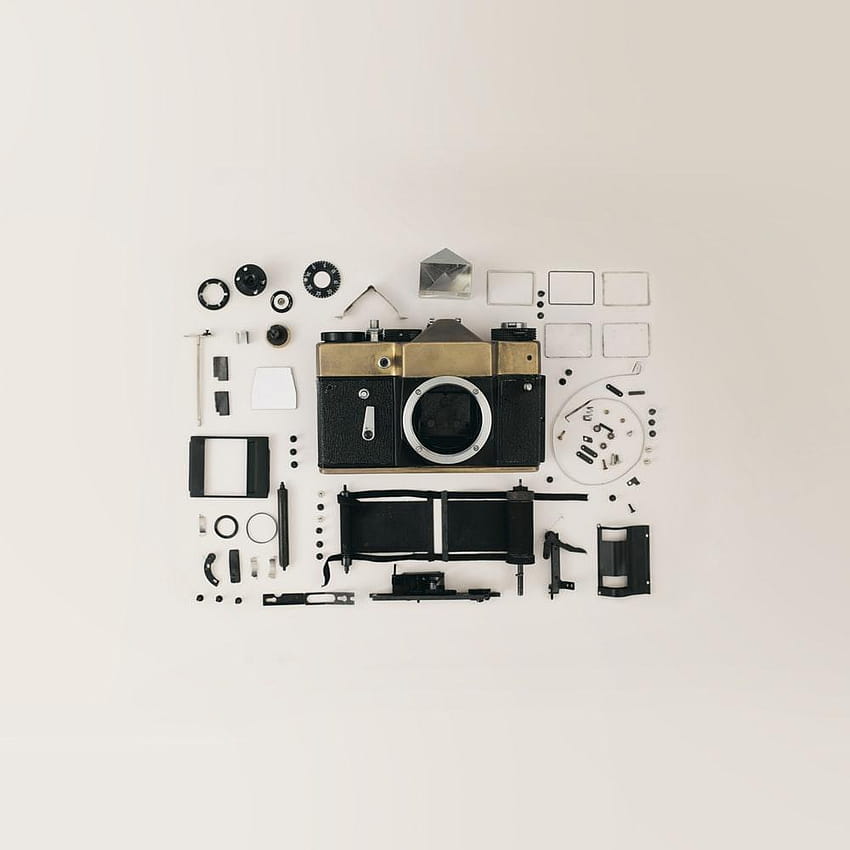 Camera Parts, disassembled camera HD phone wallpaper