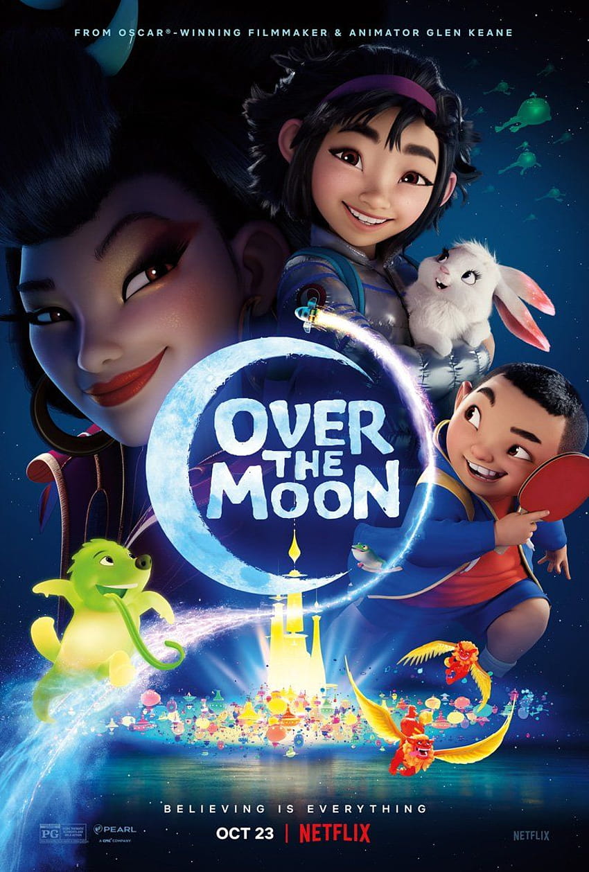 ソニーは、Netflix ミュージカルの新しい Over the Moon を共有します HD電話の壁紙