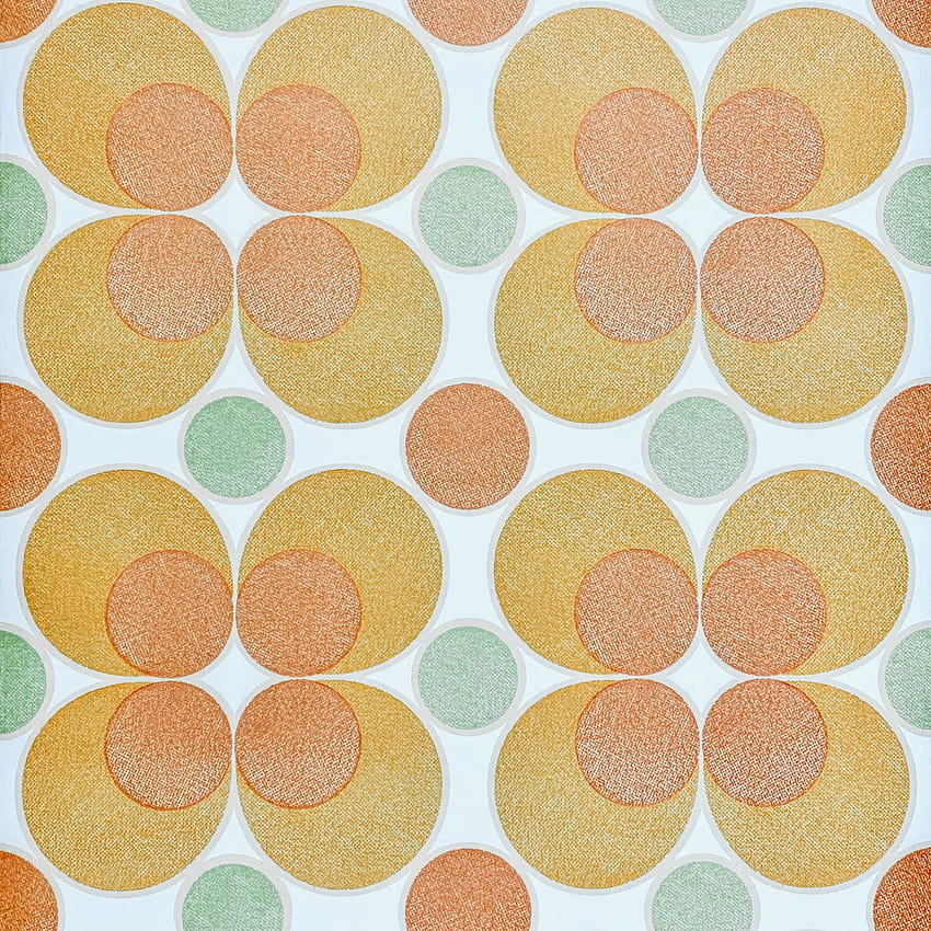Vintage, orange pattern HD phone wallpaper