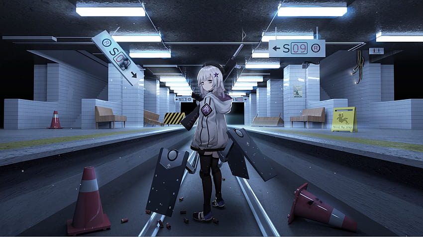 Metro asli dalam, anime Wallpaper HD