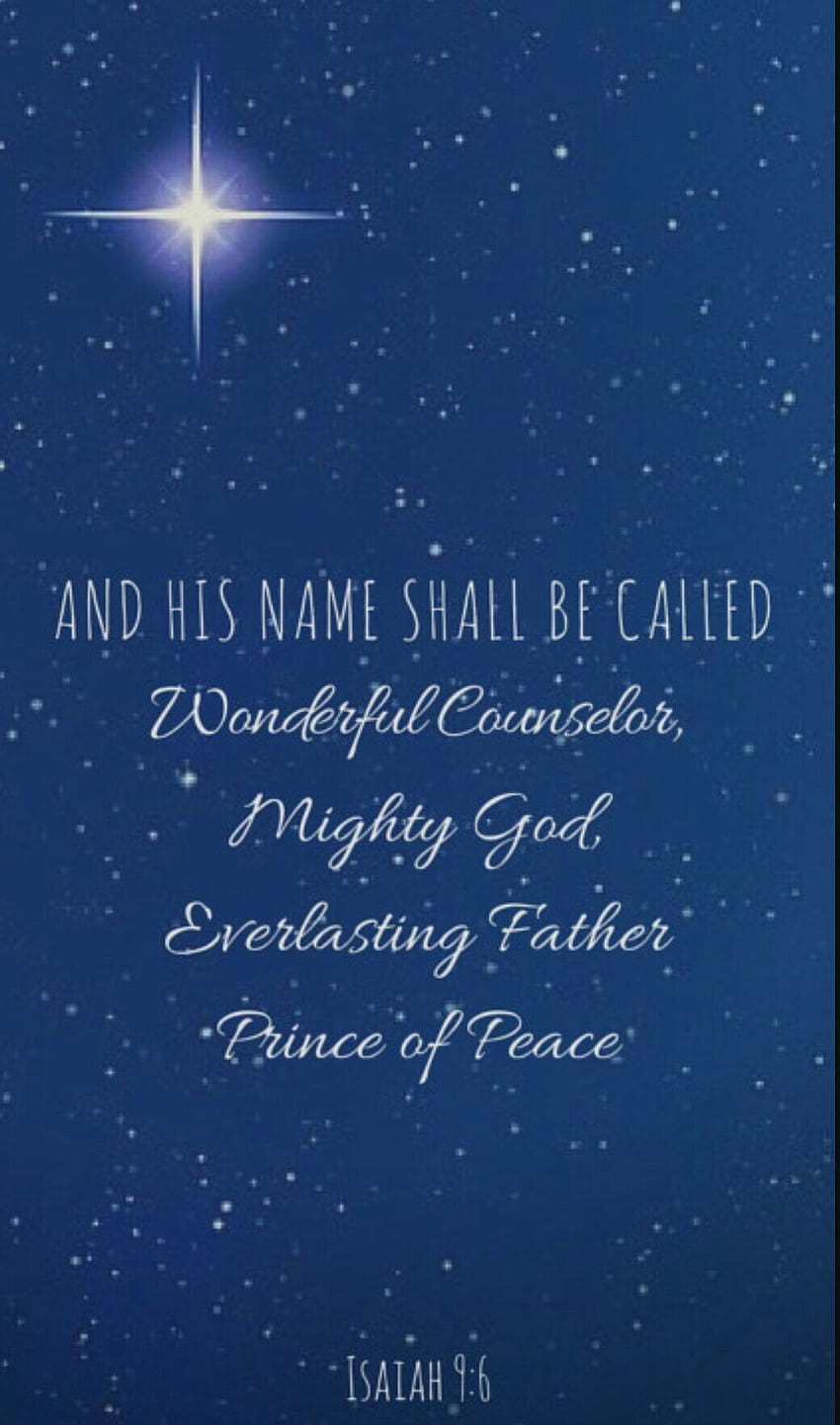 Pin auf Frohe Weihnachten, das Buch Jesaja HD-Handy-Hintergrundbild