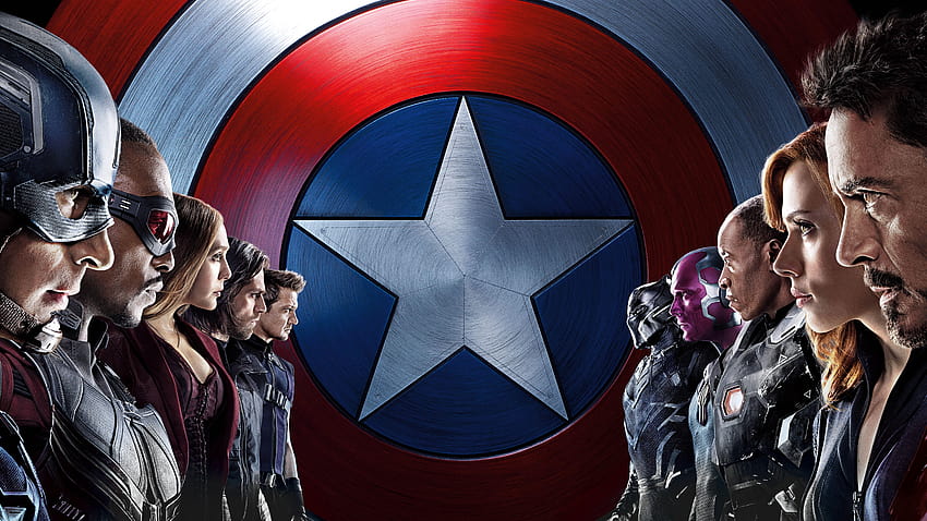 Bürgerkrieg von Captain America HD-Hintergrundbild