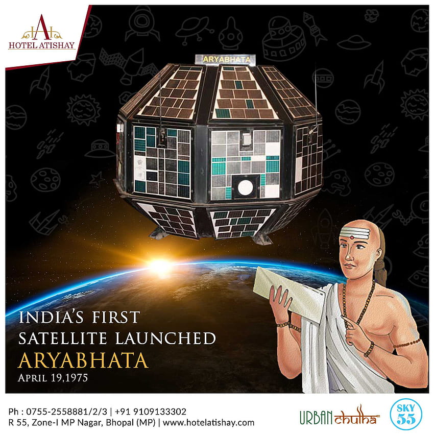Aryabhata, o primeiro satélite construído pela Índia, foi lançado neste dia 19 de abril do ano de 1975 para realizar experiências… Papel de parede de celular HD