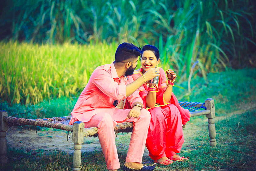 Punjabi Couple Pics, punjabi couples HD wallpaper