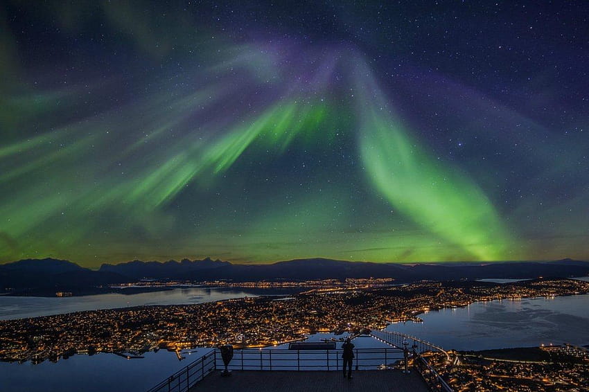 Tromsø – kota musim dingin tepat di bawah Cahaya Utara, tromso Wallpaper HD