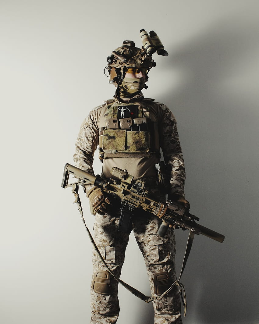 hombre con rifle –, miembros de las fuerzas especiales fondo de pantalla del teléfono