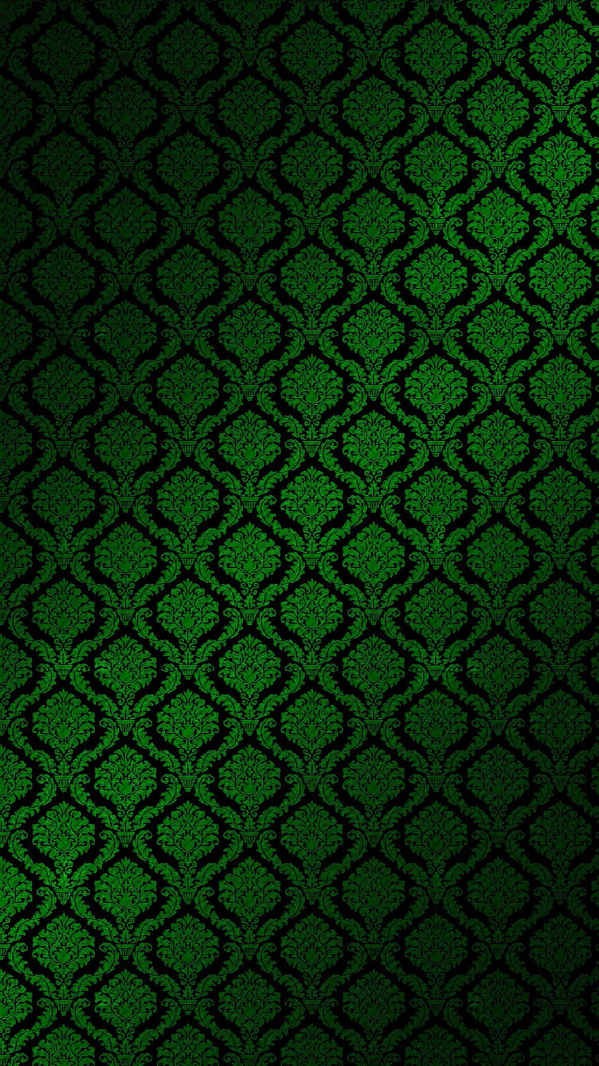 Hitam hijau keren wallpaper ponsel HD