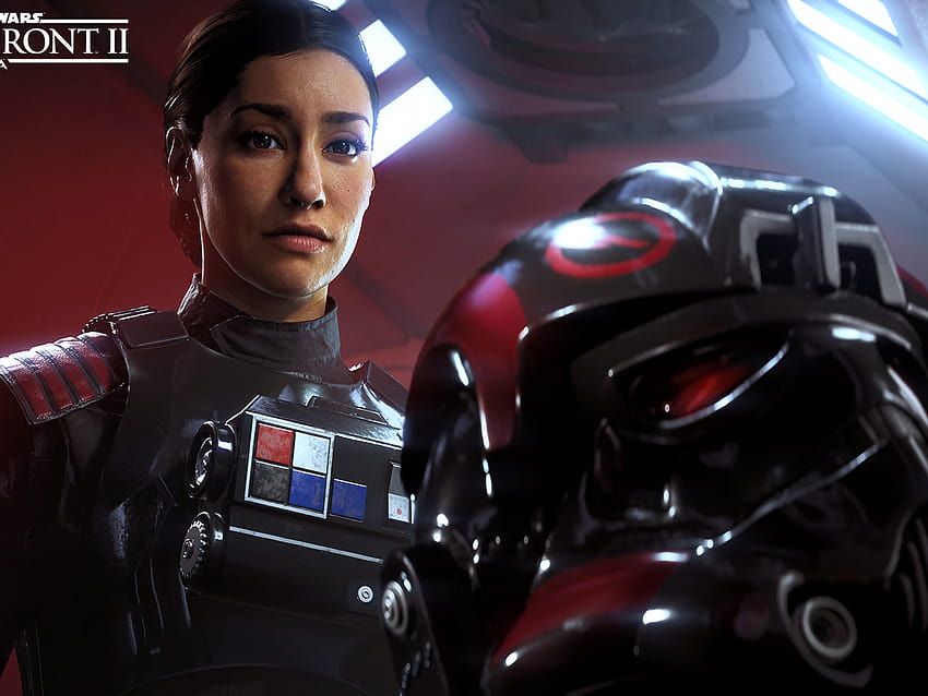 Star Wars Battlefront II's Single, weibliche Star Wars Piloten HD-Hintergrundbild
