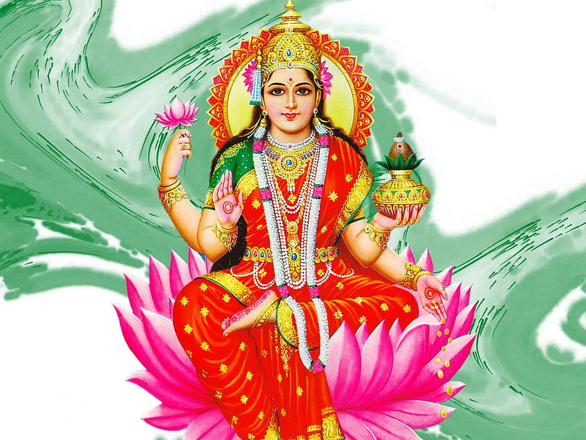 lord lakshmi devi HD wallpaper