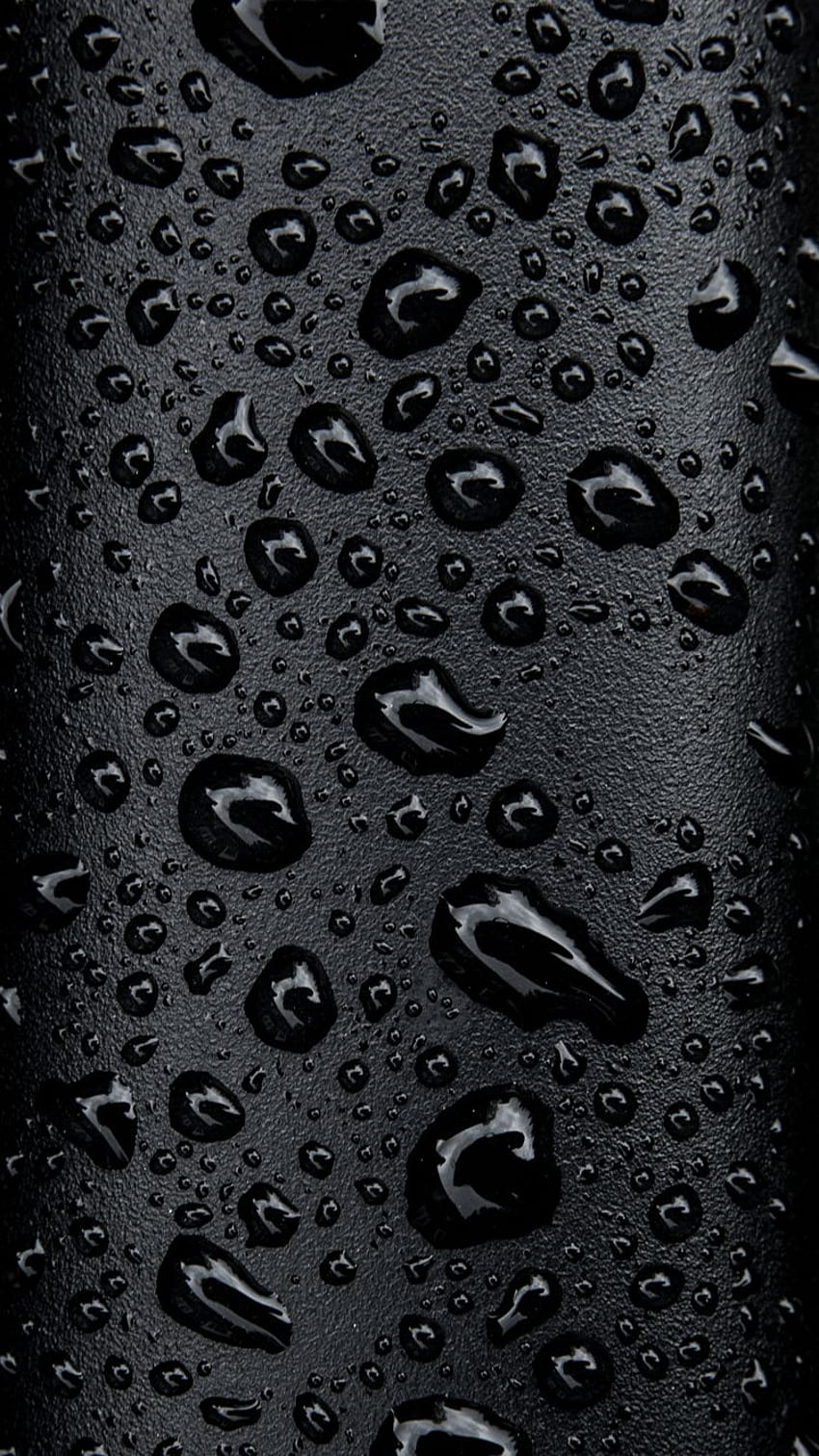Black Water Droplets iPhone 7 [750x1334], iphone 750x1334 HD phone wallpaper