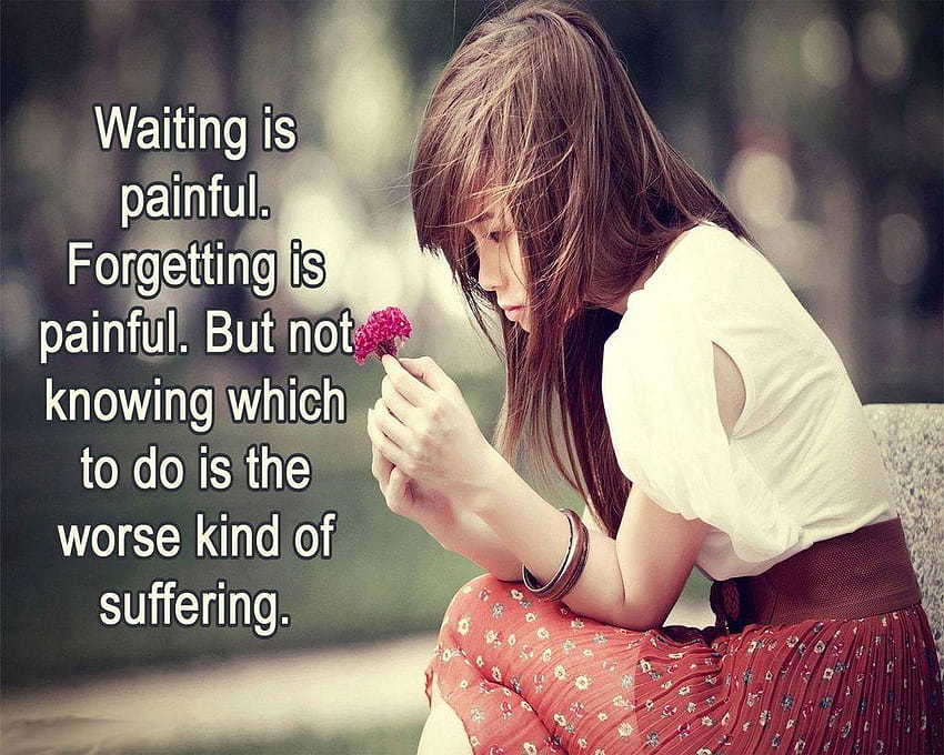 Waiting Is Painful, love is painful HD wallpaper | Pxfuel