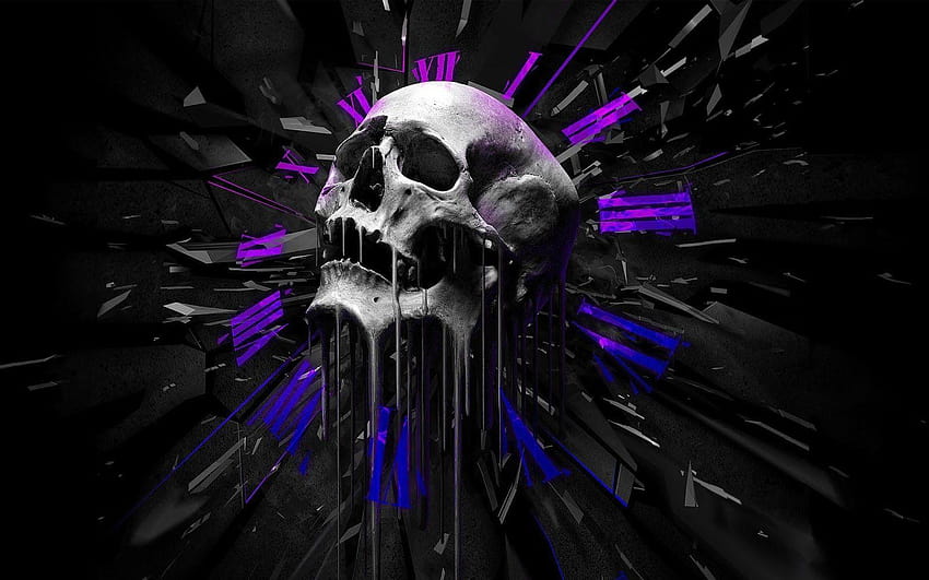 Skull For Laptop, devil skull HD wallpaper