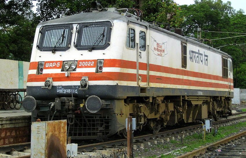 Locomotora india clase WAP, locomotora de carril indio fondo de pantalla