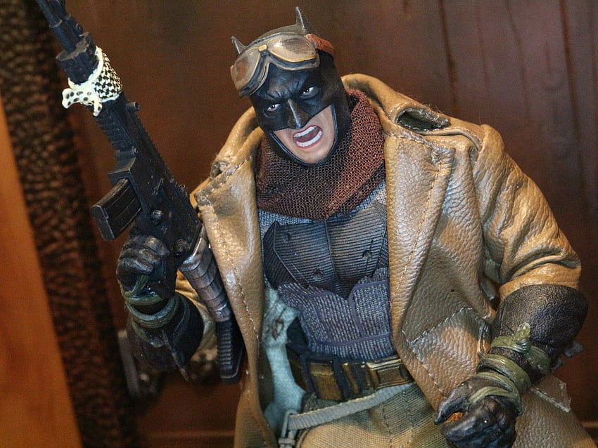 Churrasco de figura de ação: Revisão de figura de ação: Knightmare Batman de One: 12 Collective: DC Universe por Mezco papel de parede HD
