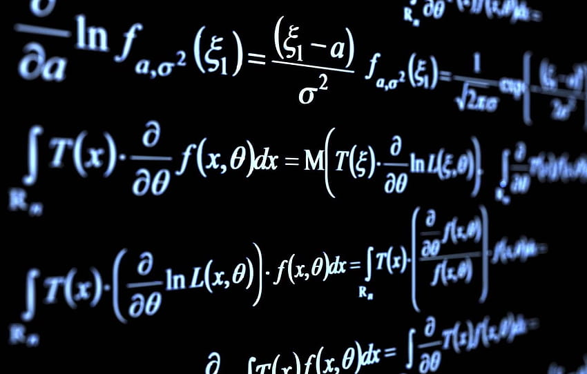 characters, formula, differential equations, function, integral, higher mathematics , section макро HD wallpaper