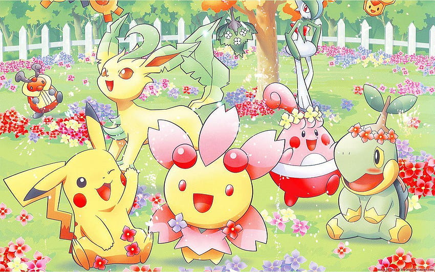 Pokemon Cute Minitokyo Pok Mon Musim Semi, HQ, pokemon musim semi Wallpaper HD