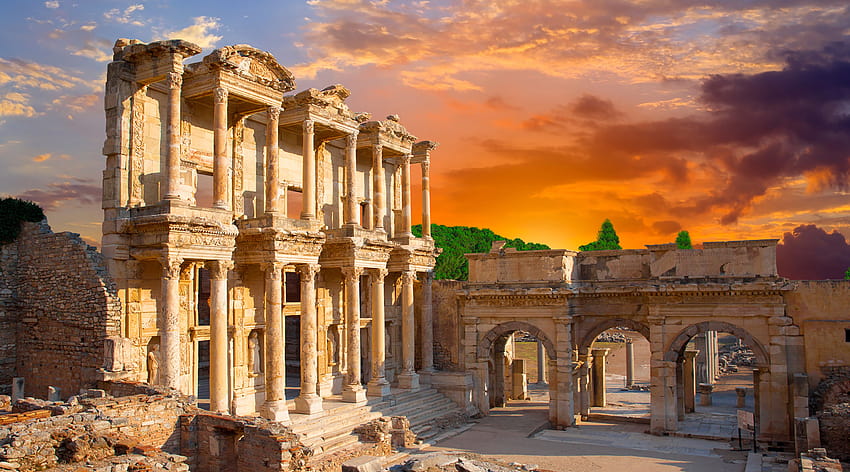 Ephesus , Man Made, HQ Ephesus HD wallpaper