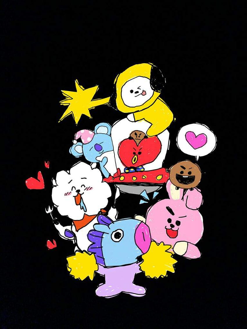 100 ????╎втs ↬ BT21 HD wallpaper | Pxfuel