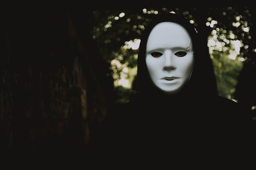 Human, Mask, Face, Unknown, unknown person HD wallpaper