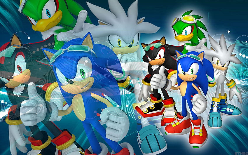 Sonic and Shadow, picts of super sonic and silver and shadow HD wallpaper