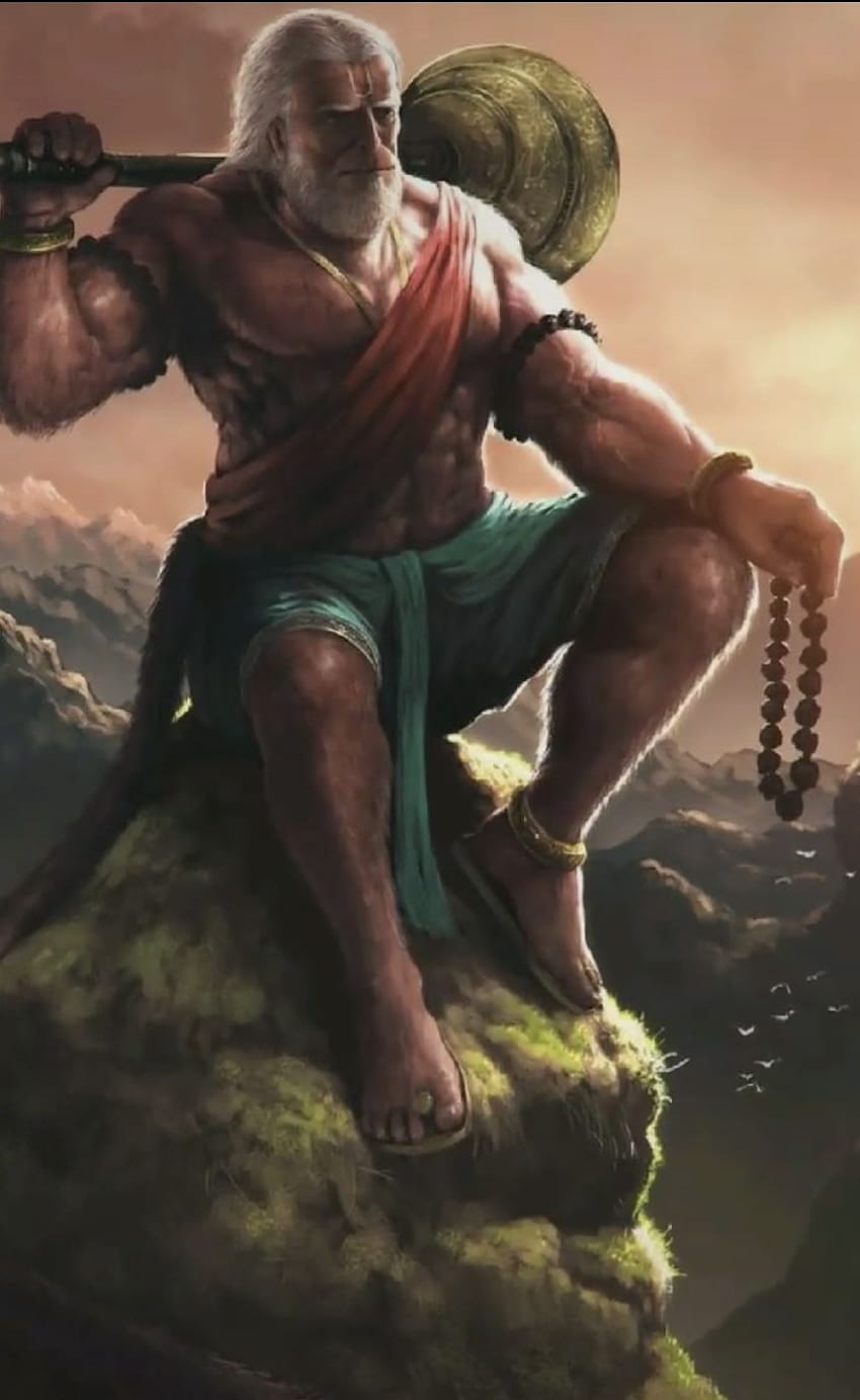 Pin on Religon/Religion, Hanuman kulturysta Tapeta na telefon HD