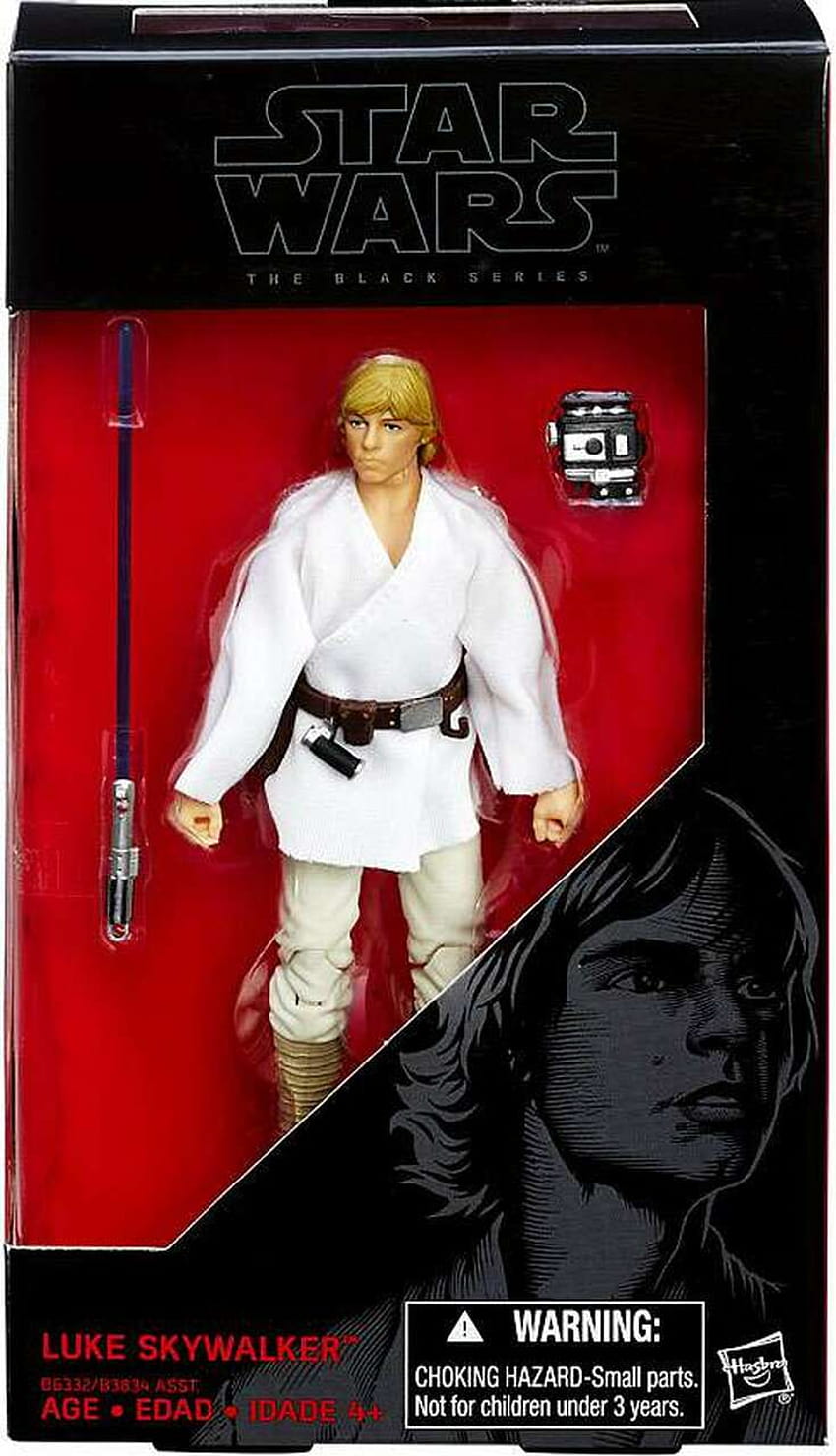 Star Wars A New Hope Black Series Luke Skywalker 6 Action Figure เครื่องแต่งกายสีขาวของเล่น Hasbro วอลล์เปเปอร์โทรศัพท์ HD
