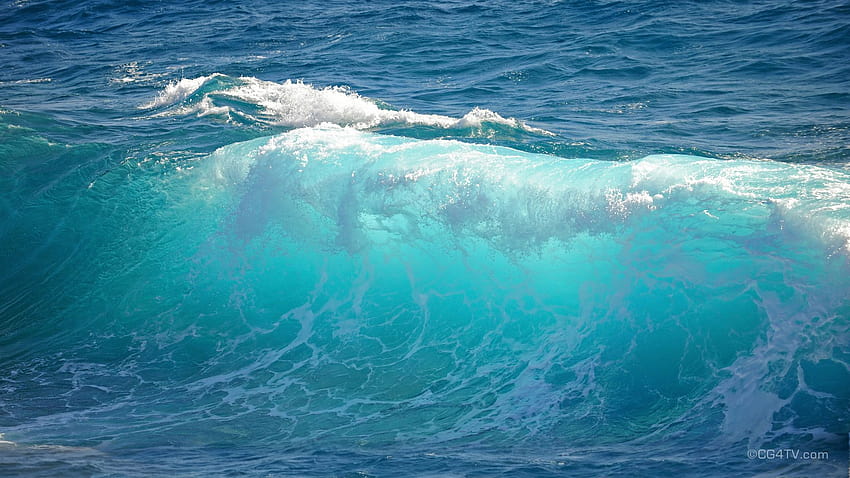 4 Fale oceanu Poruszająca się, poruszająca się woda Tapeta HD