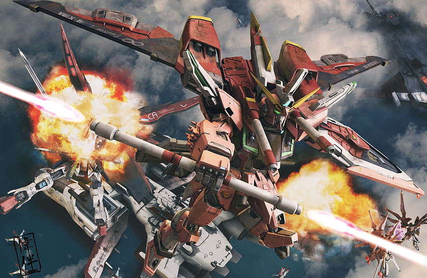Най-добрите 5 Infinite Justice Gundam on Hip, gundam justice HD тапет