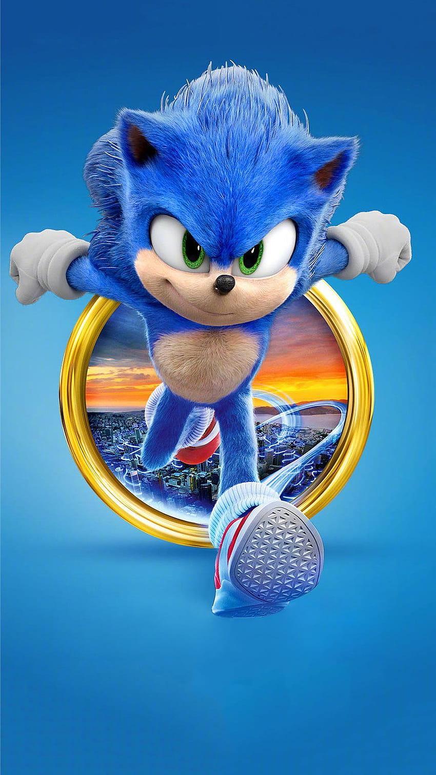 Sonic the Hedgehog 2020 iPhone 8 w 2020 r., Netflix Sonic Tapeta na telefon HD