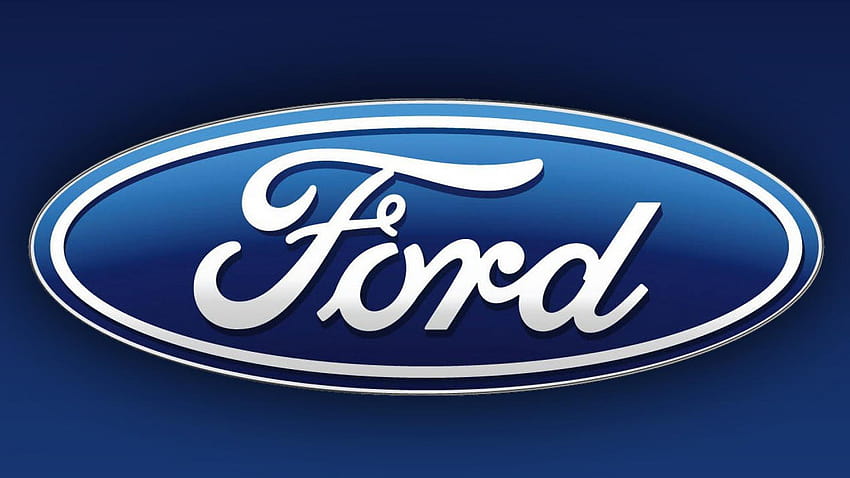Logo Ford, emblema guado Sfondo HD