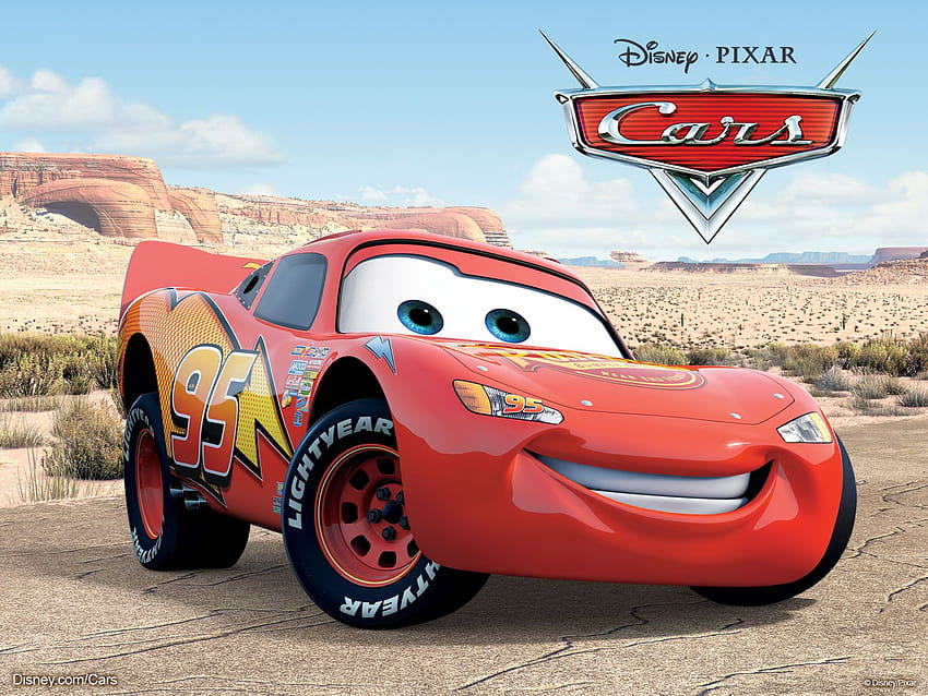 Cars Mcqueen, le automobili rosse dei cartoni animati Sfondo HD