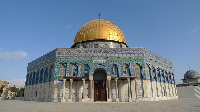 Hamas odrzuca izraelską ustawę zakazującą wezwań do modlitwy w meczecie Al-Aqsa Tapeta HD