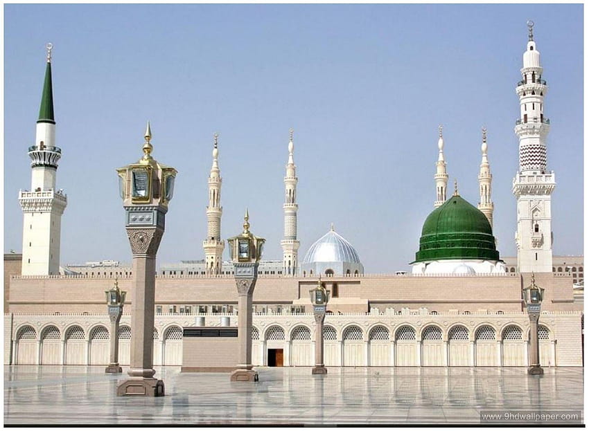 Masjid Nabawi HD-Hintergrundbild