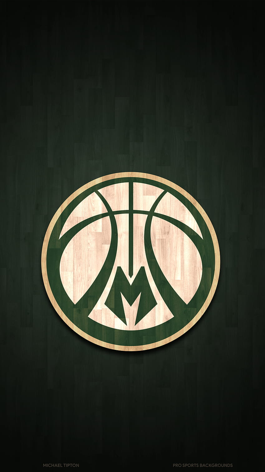 Milwaukee Bucks – Pro Sports Backgrounds, logo Milwaukee Bucks na iPhonie Tapeta na telefon HD